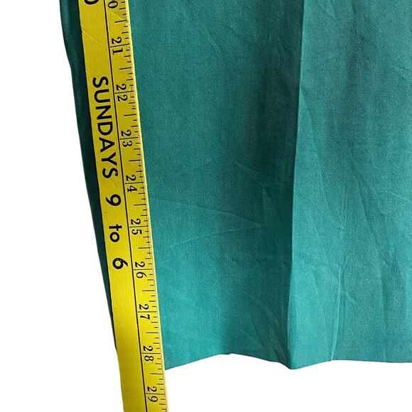 Talbots Vintage Size Size 10 Teal Pure Silk Woman’s 2 Piece Pant and Blazer Suit - Picture 14 of 16